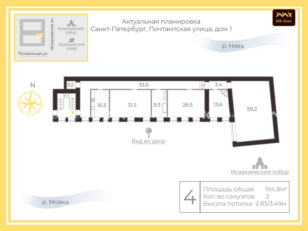 Почтамтская ул., д.1